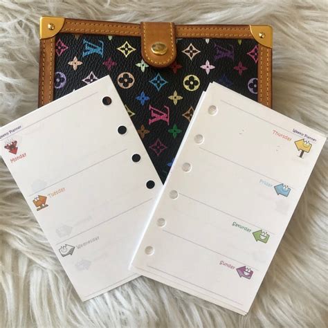 louis vuitton filofax inserts|louis vuitton planner mm.